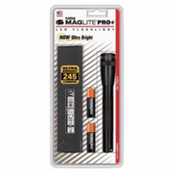 Maglite Mag-Lite 459-SP2P01H Mini Pro Flashlight; 2 Aa; Black 459-SP2P01H